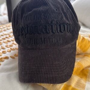 Taylor Swift Black Corduroy Hat!! From her reputation tour